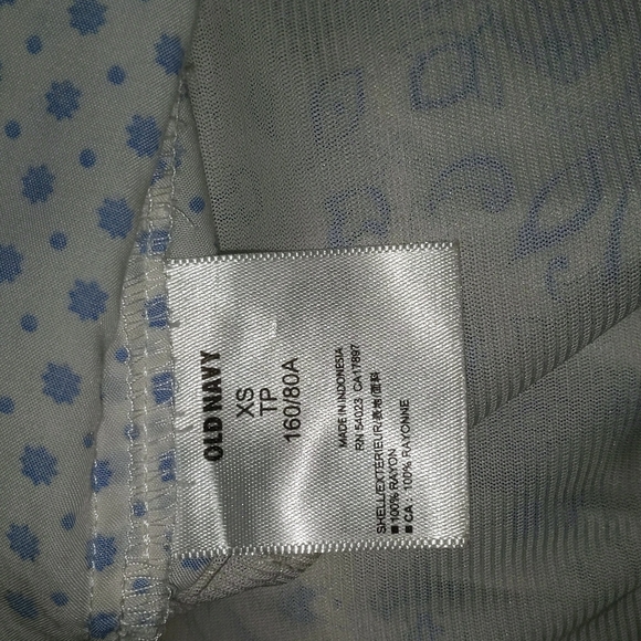 White and Blue Maxi Dress - Picture 6 of 7